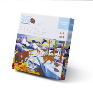 Crocodile Creek Puzzle - zvířata doby ledové /Ice Age Animals 300 ks