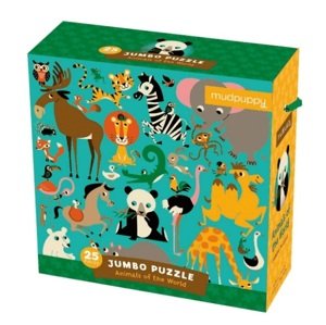 Mudpuppy Jumbo Puzzle/Animals of the World (25 pcs)