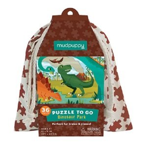 Mudpuppy Puzzle na cesty - Dinosauří park / Puzzle To Go - Dinosaur Park (36 ks)