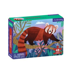 Mudpuppy Mini puzzle - Červená panda / Puzzle Mini - Red Panda (48 dílků)