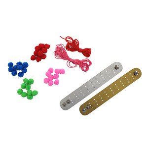Tiger Tribe Jewellery Kits/Pom Pom Bracelets (New)