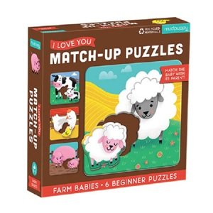 Mudpuppy Match-Up Puzzle - Mláďata z farmy