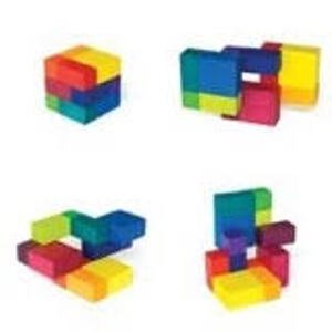 Belidesign.de Barevné puzzle kostky-12 barev 6x6
