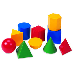 EDX Education Velký set geometrických tvarů / Large Geometric Solids