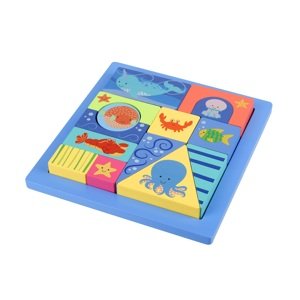 Orange Tree Toys Puzzle mořský svět / Sealife Block Puzzle