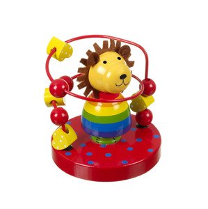 Orange Tree Toys Lev s korálky / Bead frame - Lion