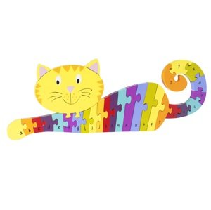 Orange Tree Toys Puzzle s písmeny - Kočka / Alphabet Puzzle - Cat