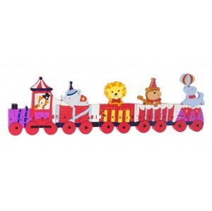 Orange Tree Toys Cirkusový vlak- puzzle s abecedou