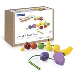GuideCraft Počítání a navlékání ovoce / Count and lace fruit