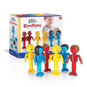 GuideCraft Magnetická stavebnice malý stavitel - emoce / Better Builders Emotions set 30 ks