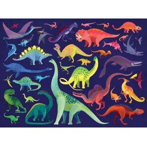Crocodile Creek Puzzle - svět dinosaurů / 500 ks / 500 pc Boxed / Dino World