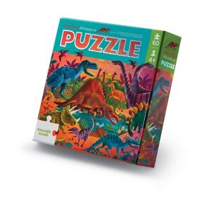 Crocodile Creek Foil Puzzle - Dinosauři (60 ks) / Foil Puzzle Dazzling Dinos (60 pc)