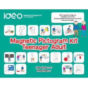 Robo Toys Set magnetických pigtogramů pro teenagery a dospělé / Magnetic Pictogram Kit Teenager-Adult