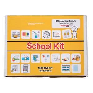 Robo Toys Školní set, magnetické piktogramy / School Kit, Magnetic Pictograms