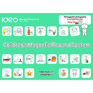 Robo Toys Set piktogramů pro odměňování dětí / Children's Reward pictogram kit