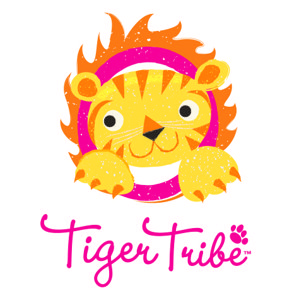 Tiger Tribe Colouring Set / děti zvířat / Baby Animals