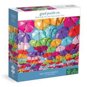 GPC Puzzle Duhový deštník - 1000 ks / Rainbow Umbrellas - 1000 pcs