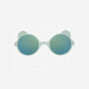 Dětské sluneční brýle Medvídek zelené KiETLA Velikost brýle: 1-2 roky