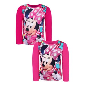 Minnie Mouse - licence Dívčí triko - SETINO Minnie ST-71, růžová Barva: Růžová tmavší, Velikost: 98
