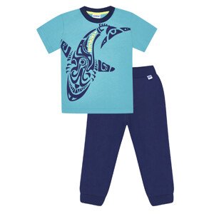 Chlapecké pyžamo - Winkiki WKB 91168, tyrkysová/ tmavě modrá Barva: Tyrkysová, Velikost: 104
