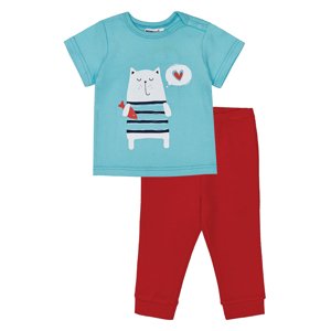Chlapecké pyžamo - Winkiki WN 91315, tyrkysová/ bordo Barva: Tyrkysová, Velikost: 74