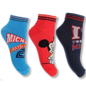 Chlapecké ponožky, kotníkové - SETINO Mickey Mouse 880-863 , vel. 23-34 Barva: Mix barev, Velikost: 23-26