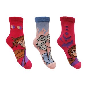 Dívčí ponožky - SETINO Frozen ST- 89, vel. 23-36 Barva: Vzor 3, Velikost: 23-26