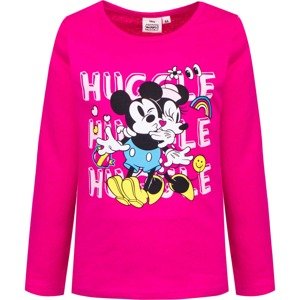 Minnie Mouse - licence Dívčí triko - Minnie Mouse TH1106, růžová Barva: Růžová sytě, Velikost: 98