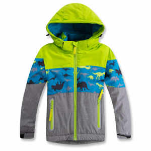 Chlapecká zimní bunda - KUGO PB3977, šedo - signální Barva: Signální, Velikost: 80