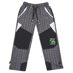Chlapecké outdoorové kalhoty - GRACE B-84264, šedozelená/ zelená aplikace Barva: Šedá, Velikost: 110