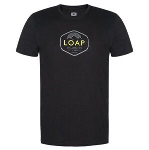 Pánské triko - LOAP Benson, černá Barva: Černá, Velikost: XL