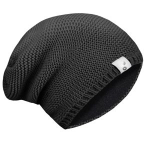 Chlapecká čepice pletená - Unuo, černá Barva: Černá, Velikost: S