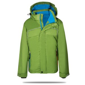 Chlapecká zimní bunda - KUGO TB263, zelená Barva: Zelená, Velikost: 98