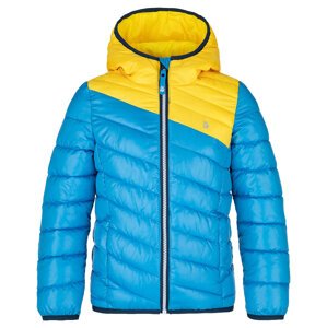 Chlapecká zimní bunda - Loap Ingofi, modrá/ žlutá Barva: Modrá, Velikost: 134-140