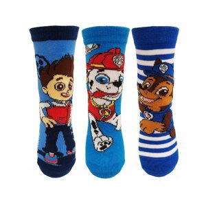 Paw Patrol - Tlapková patrola -Licence Chlapecké ponožky - Paw Patrol 881-375, modrá Barva: Modrá, Velikost: 23-26