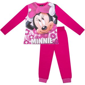 Minnie - licence Dívčí pyžamo - Minnie G-483, růžová tmavší Barva: Růžová, Velikost: 128
