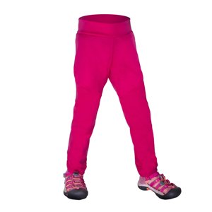 Dívčí softshellové kalhoty bez zateplení - Unuo pružné Sporty, růžová Barva: Růžová, Velikost: 98-104