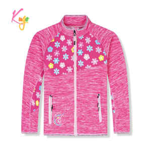 Dívčí flísová mikina - KUGO FM9707, růžová Barva: Růžová, Velikost: 104