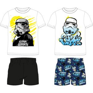 Star-Wars licence Chlapecké pyžamo - Star Wars 52049288, bílá / modrá Barva: Bílá, Velikost: 116