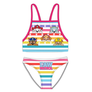 Paw Patrol - Tlapková patrola -Licence Dívčí bikiny - Paw Patrol 52442179, proužek Barva: Mix barev, Velikost: 122-128