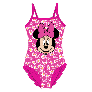 Minnie Mouse - licence Dívčí plavky - Minnie Mouse 5244B591, fialovorůžová Barva: Růžová, Velikost: 128-134