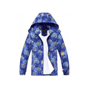 Chlapecká jarní, podzimní bunda - KUGO B2873, modrá / terénní auta Barva: Modrá, Velikost: 116