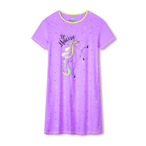 Dívčí noční košile - KUGO MN1769, fialková Barva: Fialková, Velikost: 134