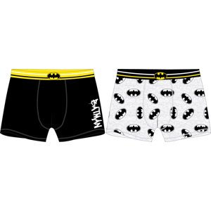 Batman - licence Pánské boxerky - Batman 5333527, černá / šedý melír Barva: Mix barev, Velikost: XL