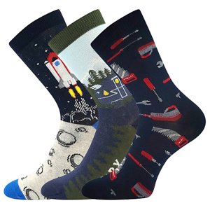 Chlapecké ponožky Boma - 057-21-43 15, mix B Barva: Mix barev, Velikost: 30-34