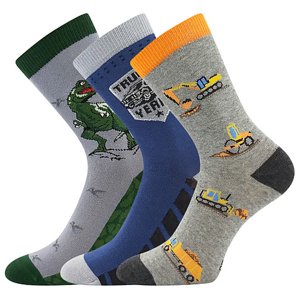 Chlapecké ponožky Boma - 057-21-43 15, mix A Barva: Mix barev, Velikost: 30-34