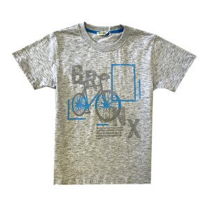 Chlapecké triko-KUGO M0098, šedá Barva: Šedá, Velikost: 116