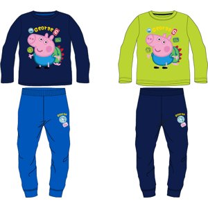 Prasátko Pepa - licence Chlapecké pyžamo - Prasátko Peppa 5204903, modrá Barva: Modrá, Velikost: 104
