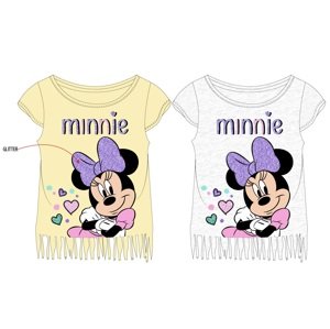Minnie - licence Dívčí tričko - Minnie Mouse 52029565, žlutá Barva: Žlutá, Velikost: 122