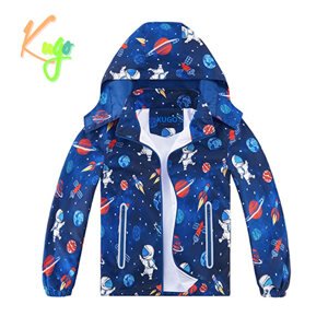 Chlapecká jarní, podzimní bunda - KUGO B2847, modrá Barva: Modrá, Velikost: 98